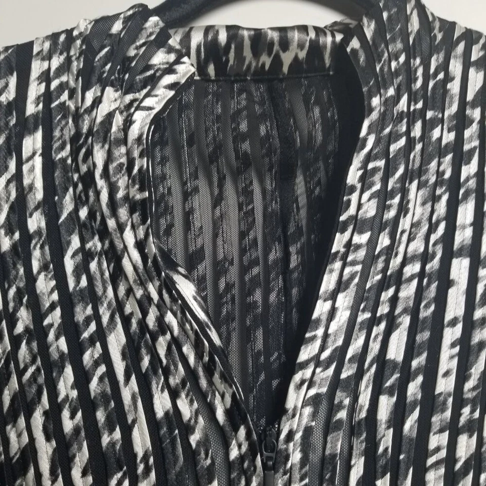 Chaqueta Ligera Chicos Veneciana Cremallera Frontal Mujer Carrera Oficina Talla XL Foto 3 de 4