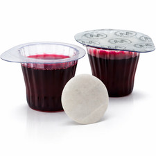 Traditional Communion Cups Set 250 with 100 Concord Grape Juice Wafer