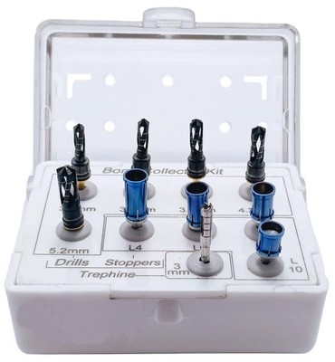 Bone Collector Kit Chip Maker Drill Stopper Dental Implant 10 Pcs