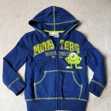 Monsters Inc Mike 3T Kids Hoodie Mid 2000s Y2K Monsters University Blue Mike