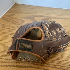 Franklin Top hand Cow Hide Baseball Glove Vintage