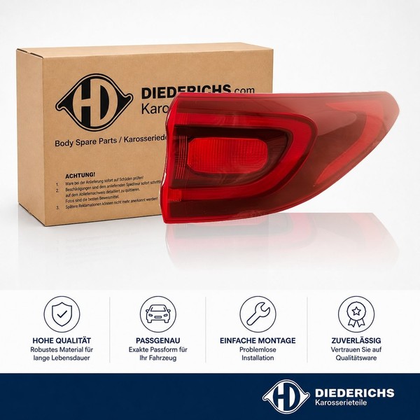 Heckleuchte Rechts Diederichs 6523990 FÜR KIA RÜCkleuchte Hecklicht-image