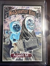 mad scientist 40k card - Agent M (1/1) Msk 8-9 Michael Jackson and E.T. Negative