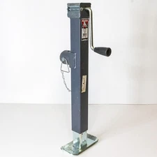 Bulldog 195356 5000lb Side Mount Weld-On 15" Swing Up 12ga Sq Tube Trailer Jack