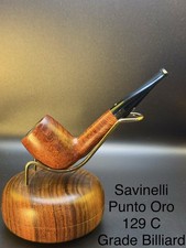 Pipa tabacco da biliardo Savinelli Punto Oro 129 grado C vintage