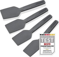 Fackelmann Statement Raclette Spachtel Set 4Er Ergonomischer Griff Grau