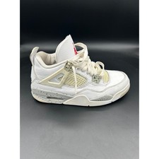 Air Jordan 4 Retro White Oreo Tech White CT8527-100 Size 5Y Mens 6.5 Womens