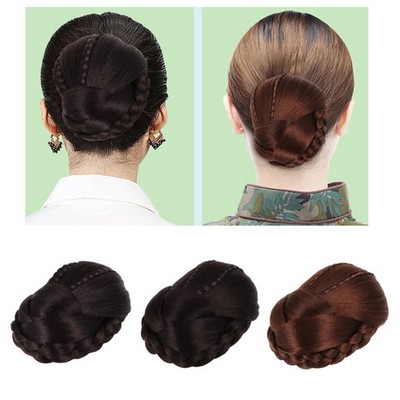 Haar Extensions Für Zöpfe Chignon Haarteil Party-Haar-Accessoire