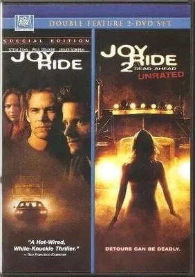 JOY RIDE / JOY RIDE 2 : DEAD AHEAD (DVD) Good Disc + Cover Art - NO CASE