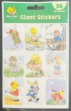 Vintage Suzy's Zoo Giant sticker sheets NIP New 651300