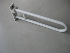 HEWI Stützklappgriff, drehbar, reinweiß, 700mm