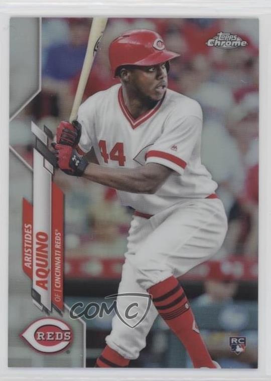 2020 Topps Chrome Refractor Aristides Aquino #111 4z8