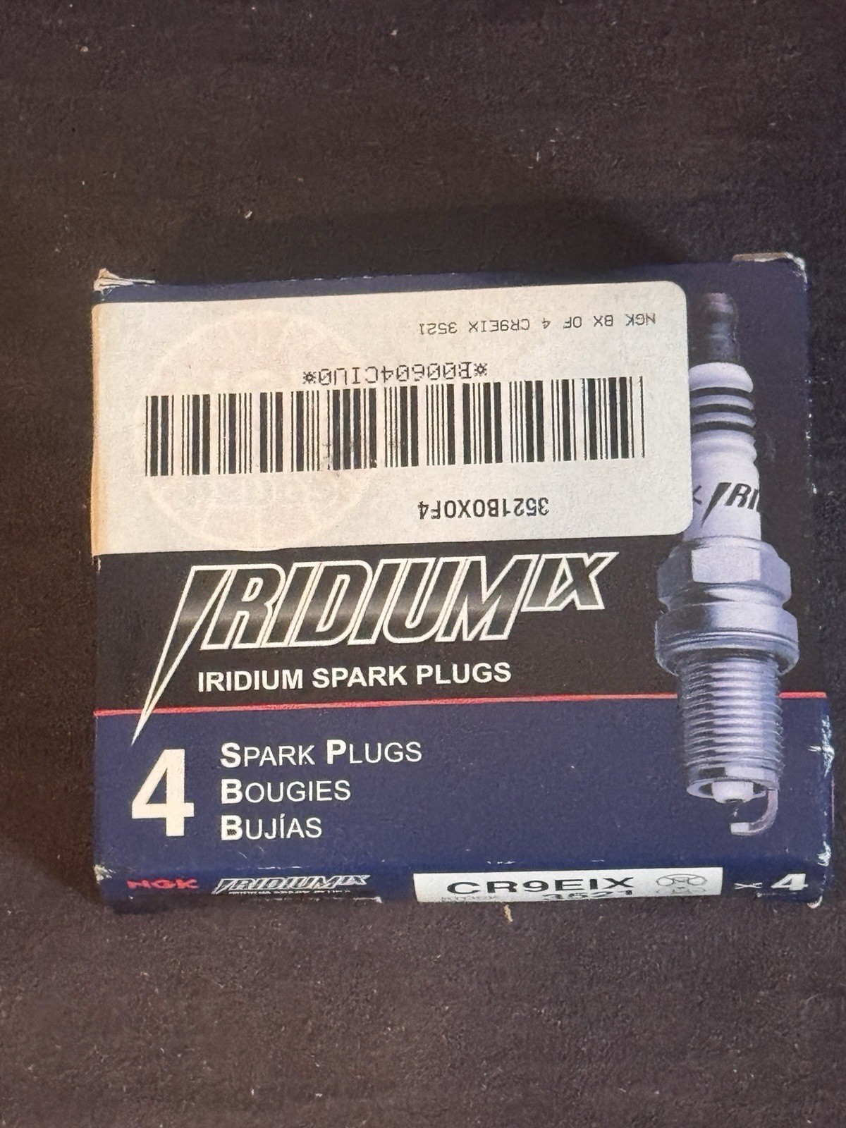 4-PACK NGK 3521 Iridium IX Spark Plug CR9EIX