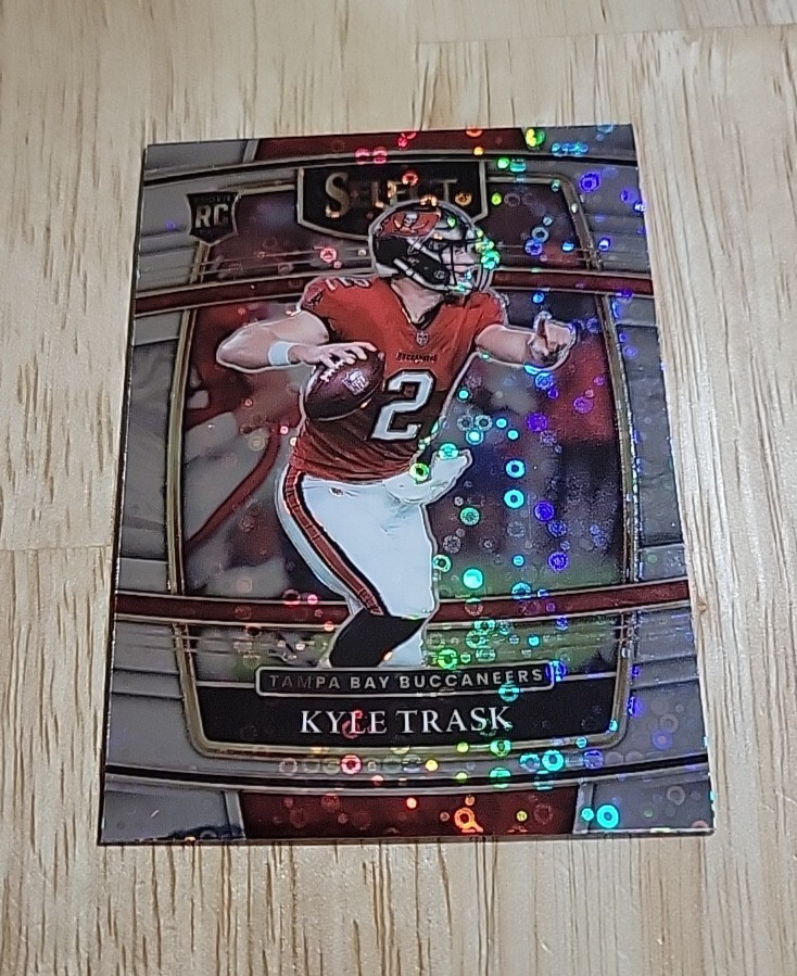 2021 Select KYLE TRASK Silver Disco Prizm #63 Concourse Rookie RC Tampa Bay SP