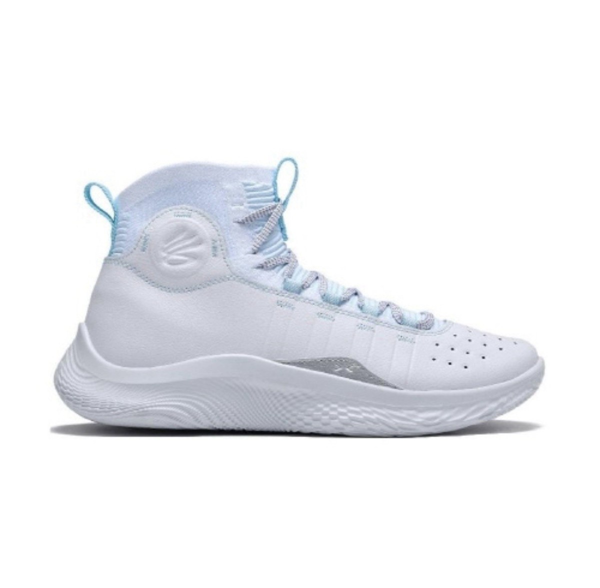 Size 9.5 - Under Armour Curry 4 FloTro 2025 White/Stream/Metallic