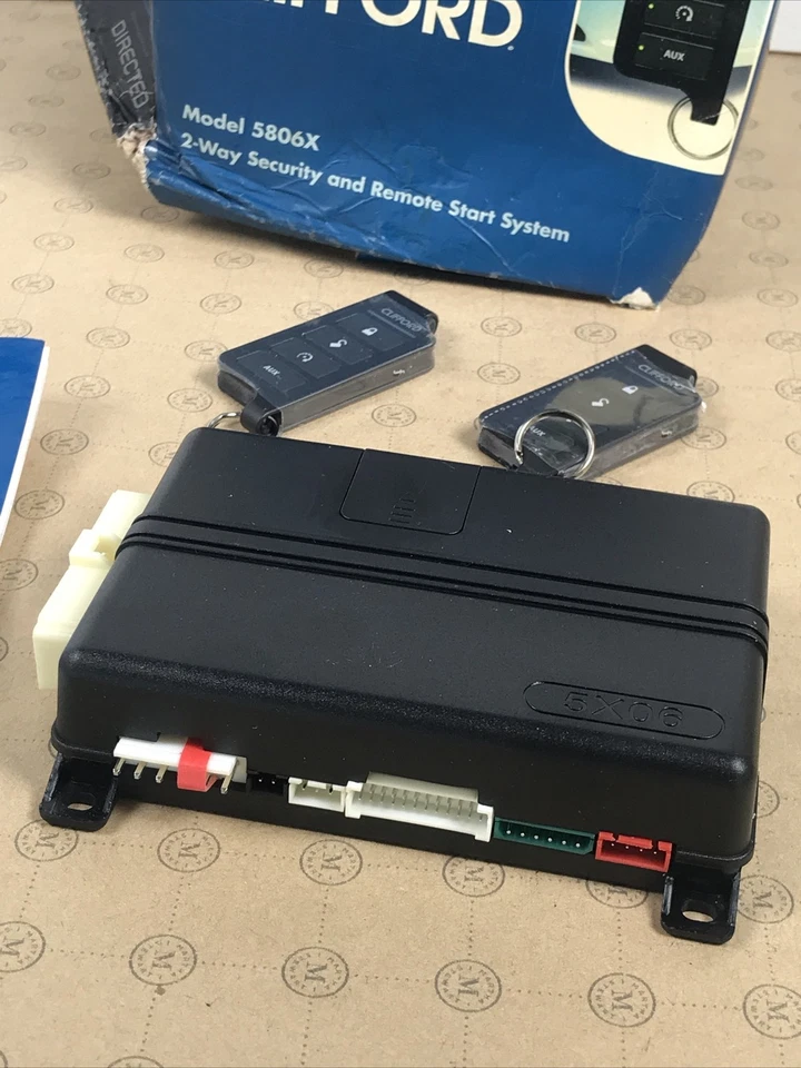 Clifford 5806X 2 Way LED Car Alarm System & Remote Start System See Description - Image 3 of 4