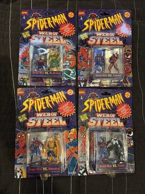 Toy BIZ Web Of Steel Spider-Man Figuren Lot Sammlung NEU