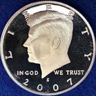 2007-S Kennedy Silver Half Dollar DCAM Ch Proof