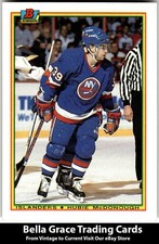 1990-91 Bowman #120 Hubie McDonough New York Islanders Rookie NHL Hockey