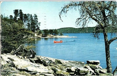 Chrome CAMPGROUND SCENE Fort Frances Ontario ON AH7455