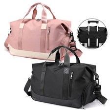 Men Women Gym Duffle Bag Waterproof Weekend Travel Sport Holdall Tote Luggage