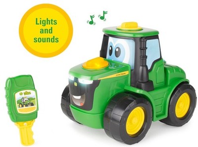 John Deere Kinder Key 'N' Go Johnny Traktor: Interaktives Vorschulspielzeug - NEU