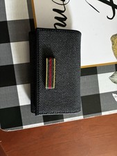 Gucci Black Canvas Key Case