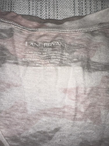 Lane Bryant Pink Camo Short Sleeve T-Shirt Top Size 22/24 - Picture 4 of 4