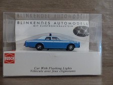 Busch 5629 H0 Automodell Dodge Monaco Police blinkendes Modellauto in OVP