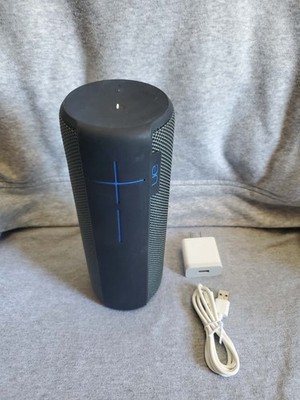 UE Megaboom Bluetooth Speaker Waterproof Portable Charcoal Tested Working