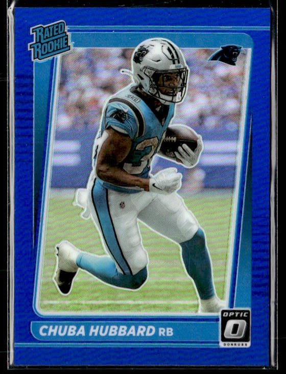 L43,148 - 2021 Donruss Optic Blue #225 Chuba Hubbard RR /179