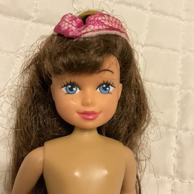 Vintage 1992 Kid Core Doll Brown Hair 7 1/2'' tall