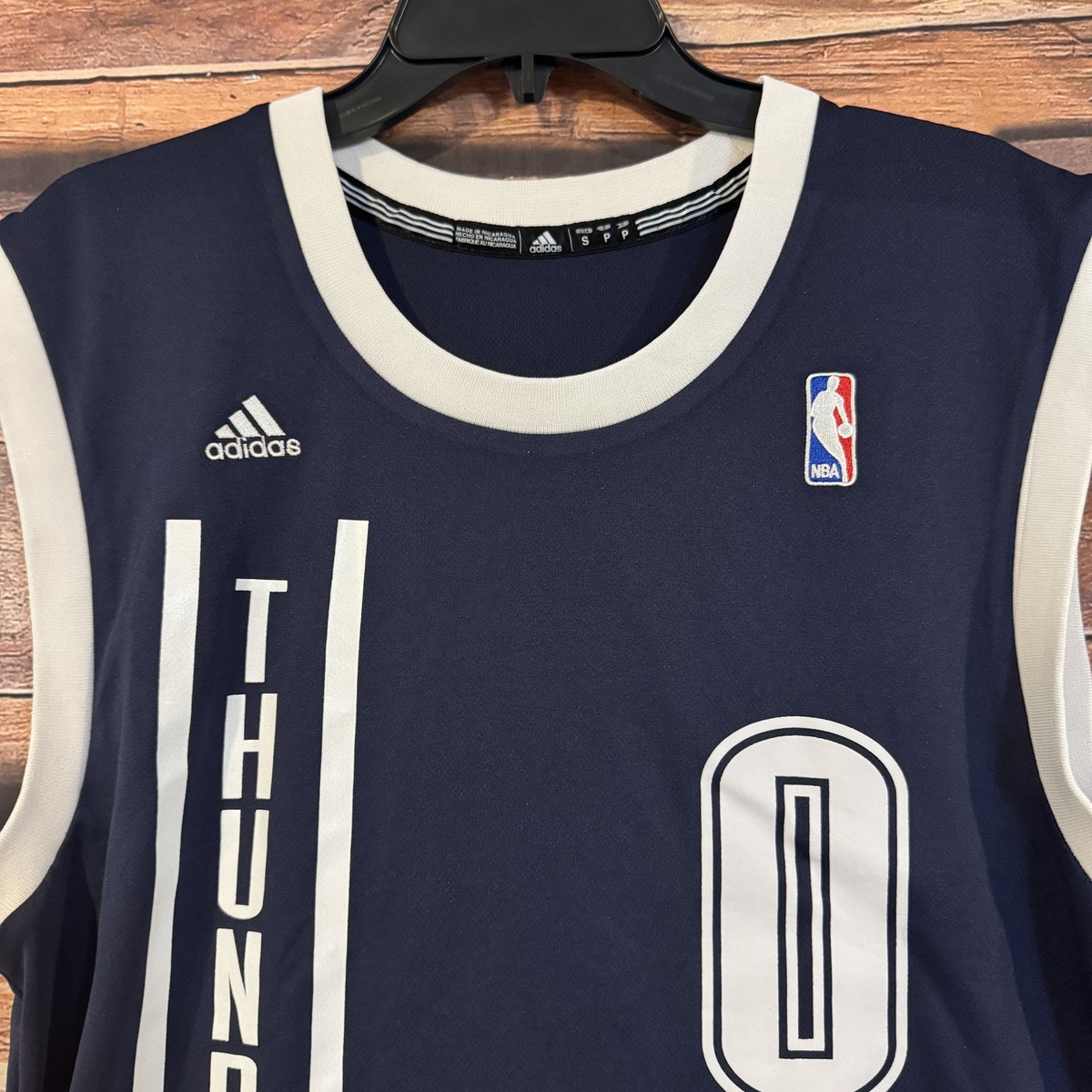 NBAユニフォーム Oklahoma Thunders Westbrook Russell Westbrook Oklahoma City Thunder Adidas NBA Jersey Size S