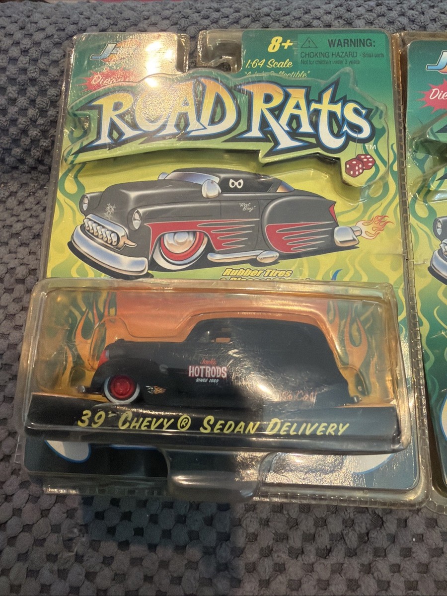 Jada Road Rats 1:64 '53 Chevy Pick Up & 39 Chevy Sedan Delivery
