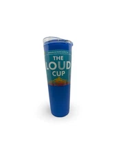 LoudCup 23 oz Reusable Horn & Whistle Noise Tumbler Blue - Insulated Stadium Cup