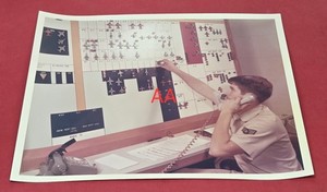 Flight Tracking or Scheduling US Air Force Vietnam 8" x 10" Glossy Colored Photo