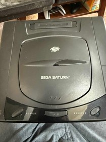 SEGA Saturn Console Black w/ Power & AV Cords, NTSC-U/C MK-80000 - READ DESCRIP