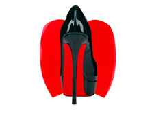 Prevention Outsole for Shoes CASALi MIRROR Gloss 1 mm Italian Elegance RED