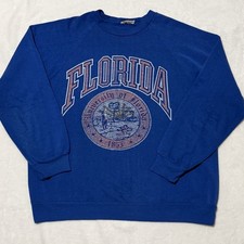 Vintage Florida Gators Sweatshirt 80s 90s Distressed University Fits Size Medium