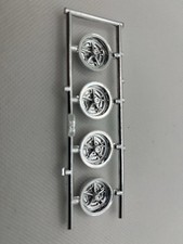 125 Scale Chrysler Rally Wheels From Amt 68 Charger Model Kit