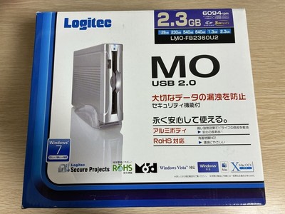 Logitec USB 2.0 Externes 2,3GB MO Laufwerk LMO-FB2360U2 Unbenutzt Versiegelt