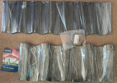 DECRA Villa Tile Pompeii Ash & Tile Charcoal Full Size Dealer Sample Kit 159469