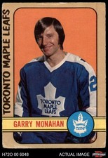 1972 O-Pee-Chee #207 Garry Monahan Maple Leafs 1 - POOR
