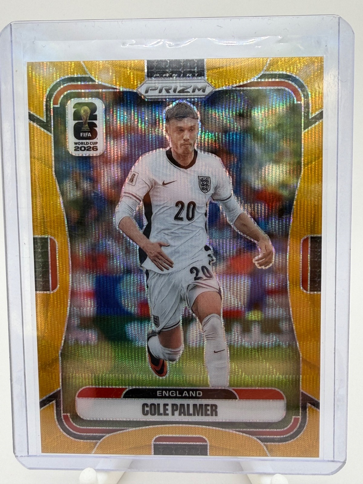 2026 Panini Prizm World Cup Cole Palmer GOLD WAVE /10 ENGLAND (NJ321)