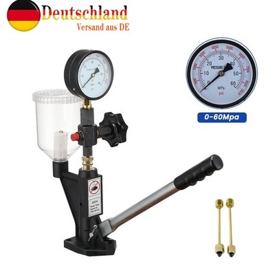 0-600Bar Diesel Einspritzdüsen Tester Prüfgerät Abdrückgerät Druck Injektor tool