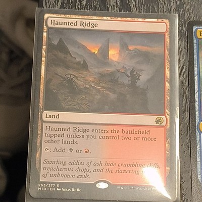Haunted Ridge 263/277 MID Rare Black Red Land Magic 2021