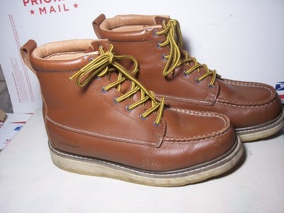 sears diehard malibu suretrack soft moc toe 6'' leather mens us 12 D work boots