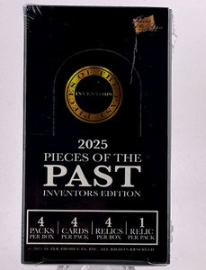 2025  PIECES OF THE PAST INVENTORS EDITION FACTORY SEALED BOX - NEW 4 x RELIC P6
