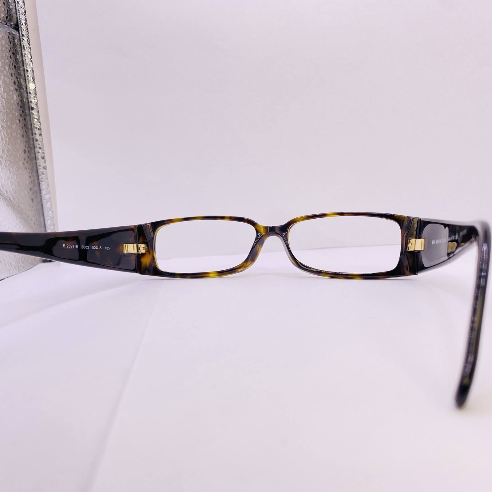 Burberry Eyeglasses Frames B 2029-B 3002 52 [] 15 135 Tortoise Gold Authentic thumbnail 9