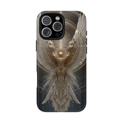 Phone Ink - iPhone | Galaxy | Pixel Case - Angel White Wings Golden Aura